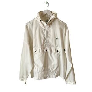 Izod Lacoste Vintage Pullover Anorak Windbreaker Jacket Size Medium